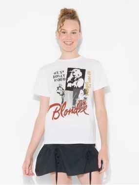 Grayson Threads Blondie Graphic White Short Sleeve Shirt
